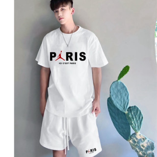 Bộ Quần Áo Nam Thể Thao Thêu Logo P^RI Cực Chất_ Bộ Hè Nam Thể Thao Cao Cấp