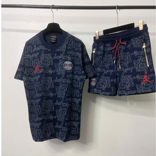 Bộ Quần Nam Pa.Ris Mùa Hè In Logo Toàn Thân Full Áo Siêu Chất - Bộ Quần Áo Nam Nữ P.SG Thêu Logo Cao cấp