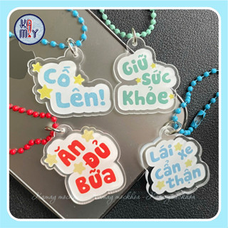 Móc khoá Lời Nhắn Nhủ cute in theo yêu cầu  - Kamay