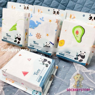 Set 10 khăn sữa sợi tre Fany
