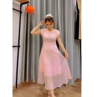 (ẢNH THẬT) ĐẦM THIẾT KẾ HOT TREND - ĐẦM SUÔNG DÁNG DÀI SIZE M/L/XL