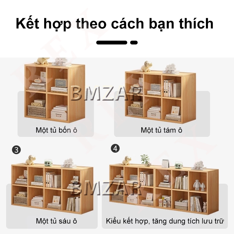Bmzar Kệ sách lưu trữ mở với nhiều ngăn để lưu trữ đồ đạc được phân loại và tiết kiệm không gian | BigBuy360 - bigbuy360.vn