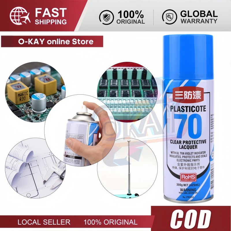 Sơn phủ bảo vệ bo mạch CRC70 - Cách điện, Chống oxy hóa, Bảo vệ mạch điện tử