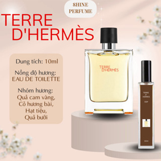 Nước hoa nam Hermes Terre d'Hermes EDT, Nước hoa chiết 10ml - Phóng khoáng, trầm ấm và đầy nam tính