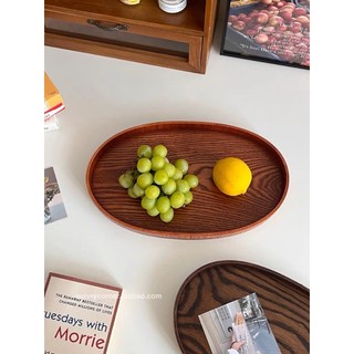 Khay gỗ trang trí decor , đĩa gỗ đựng đồ