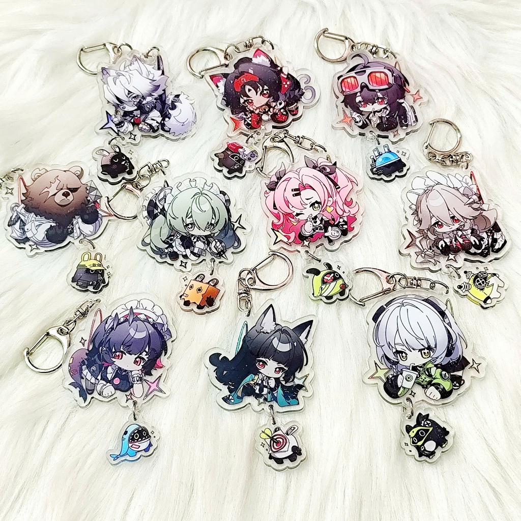 Móc khoá ZZZ Zenless Zone Zero acrylic Lycaon Miyabi Ellen