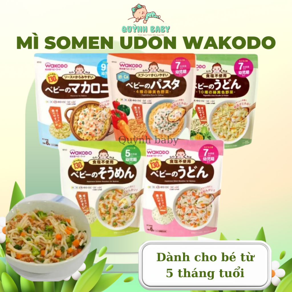 Mì Somen Wakodo dành cho bé từ 5 tháng tuổi