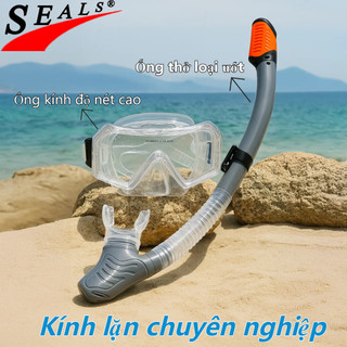 【SEALS】Bộ Ống Thở Mặt Nạ Lặn Chuyên Nghiệp - Kính Chống Sương Cường Lực | Phụ Kiện Lặn Biển Cao Cấp