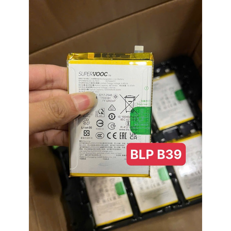 Pin Oppo (BLP B39) zin hãng 100%