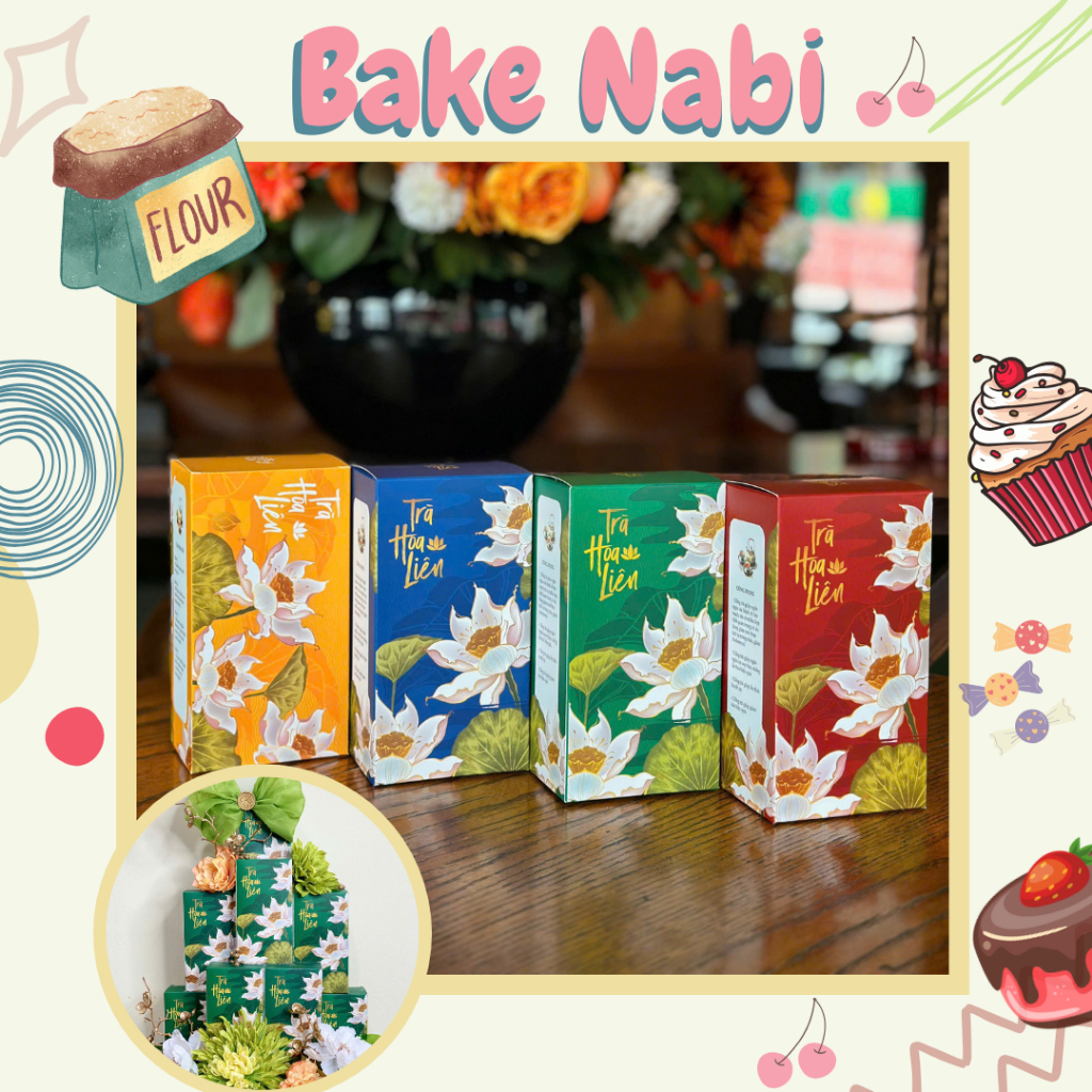 (VỎ HỘP TẾT) VỎ HỘP ĐỰNG TRÀ/CHÈ LIÊN HOA MẪU MỚI TRANG TRÍ GIỎ QUÀ TẾTx