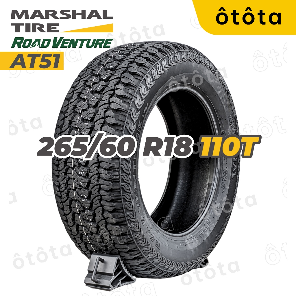 Lốp ô tô Marshal 265/60 R18 04 110T AT51 - Chính hãng BH 5 năm (265/60R18, 265 60 R18)