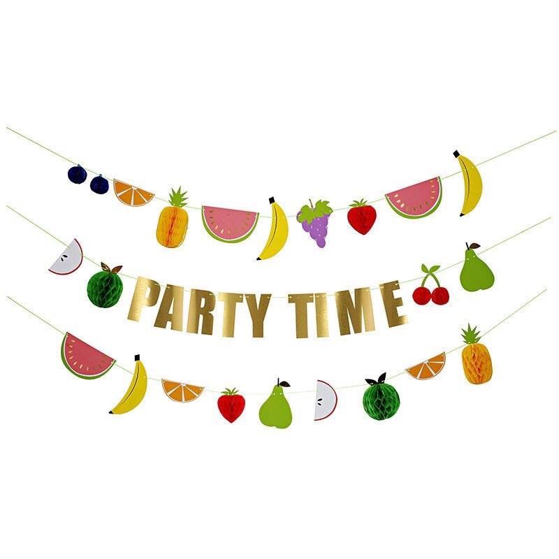 DÂY GARLAND TRÁI CÂY TREO TRANG TRÍ - Chu Party