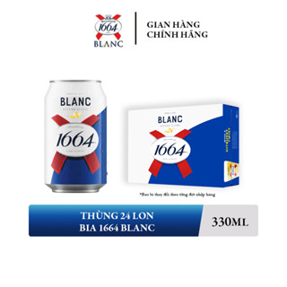 Blanc 1664 thùng 24 lon 330ml (Trúng 1 thẻ nạp điện thoại 50k)