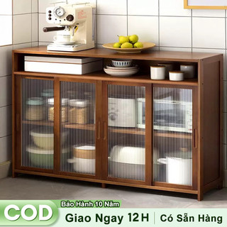  Woodland Tủ bếp đa năng hot trend 2025 Giá đựng đồ nhà bếp nhiều tầng bền bỉ chống bụi và chống ẩm 