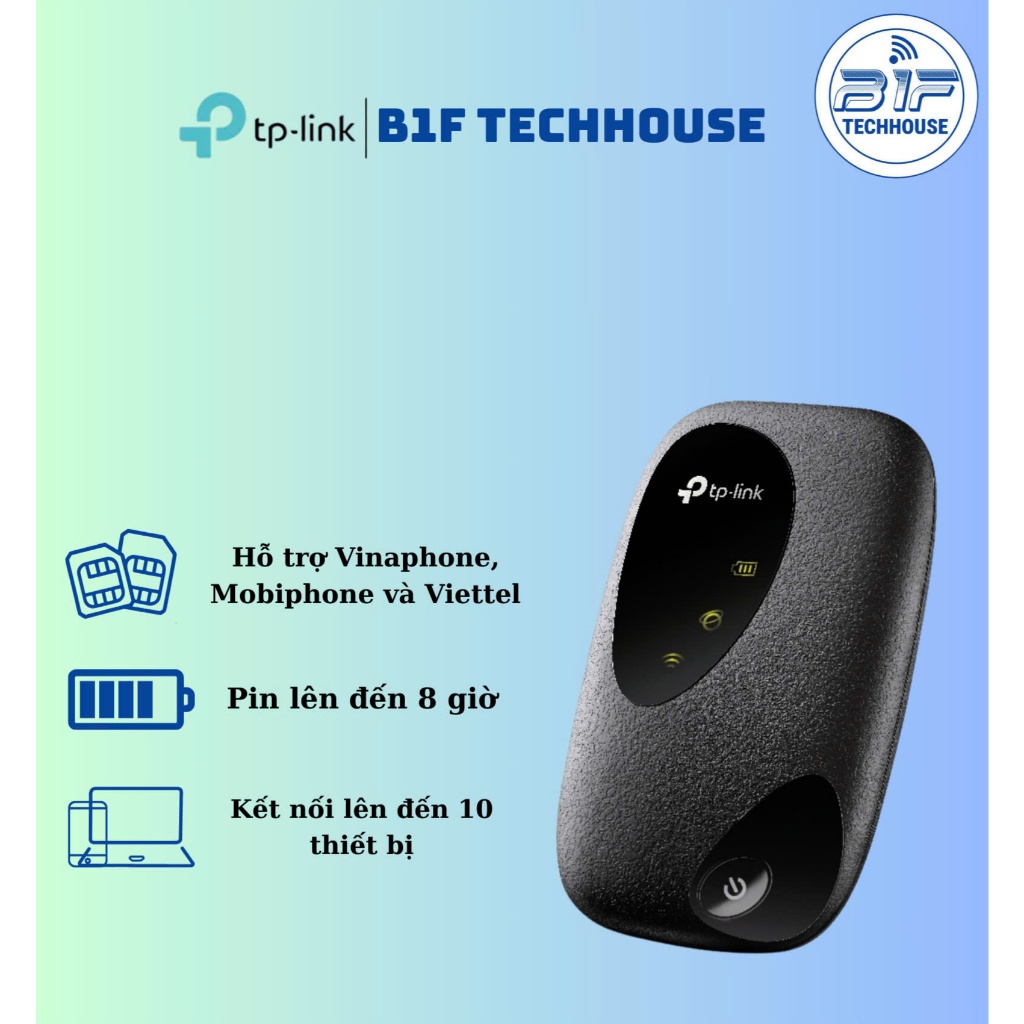 Bộ Phát Wi-Fi Di Động Gắn SIM 4G TP-Link M7000 / M7200 / M7350 Tương thích SIM VN - BH 24 tháng