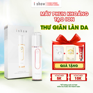 Máy Phun Khoáng Tạo Ion iShow Hỗ Trợ Cấp Ẩm Đưa Dưỡng Chất Thấm Sâu Vào Da