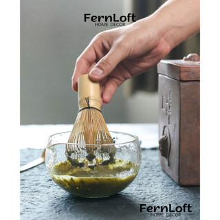 Bát thuỷ tinh pha trà Matcha Nhật có vòi rót 350ml