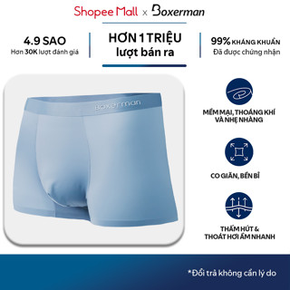 Quần boxer nam thun lạnh PROFIT BOXERMAN,Quần sịp cho nam không đường may, thoáng mát, kháng khuẩn