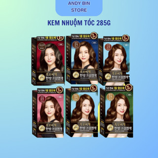 128G Kem nhuộm tóc phủ bạc thảo mộc Reen Heaukmobicheak Oriental Hair Dye Cream 128gr