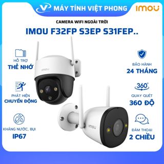 CAMERA WIFI QUAY QUÉT 360 NGOÀI TRỜI IMOU F32FP S3EP S31FEP S51FEP ĐÀM THOẠI 2 CHIỀU BẢO HÀNH 2 NĂM