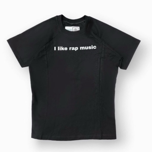 baby tee I LIKE RAP MUSIC