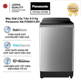   TRẢ GÓP 0%  Máy Giặt Panasonic 9.5 Kg NA-FD95X1LRV- Miễn phí lắp đặt 