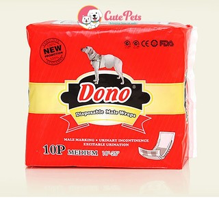 [Bịch] Bỉm vệ sinh cho chó đực DONO - Cutepets