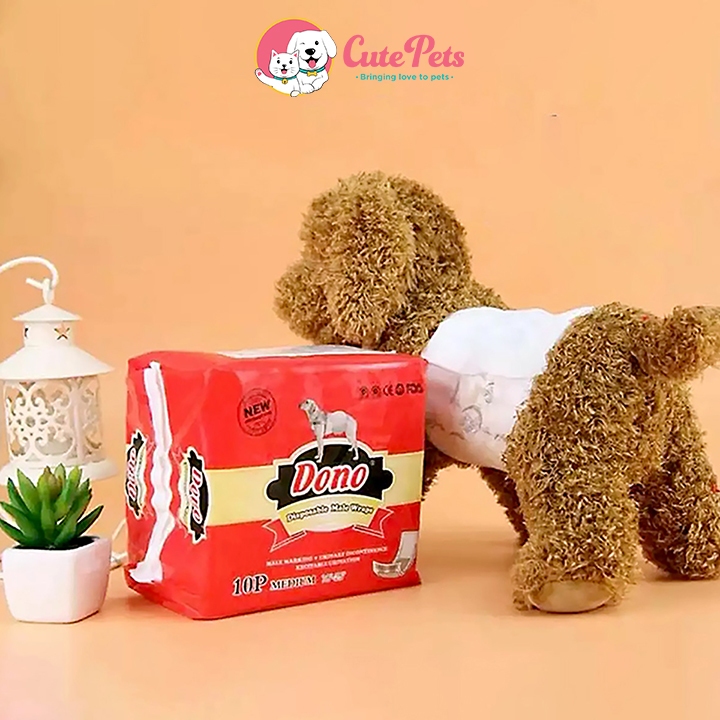 [Bịch] Bỉm vệ sinh cho chó đực DONO - Cutepets
