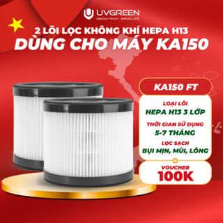 [UVG] Combo 2 Màng Lọc HEPA H13 Diệt Khuẩn Cho Máy Lọc Không Khí UVGREEN KA150 FT - Bộ Lọc 3 Lớp, Loại Bỏ 99,97% Bụi Mịn