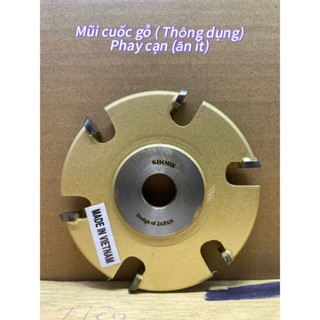  Mũi phay gỗ dao cuốc gỗ dao cuốc tạo rãnh cầu thang Kimmie  4 cánh 6 cánh  hợp kim xịn 