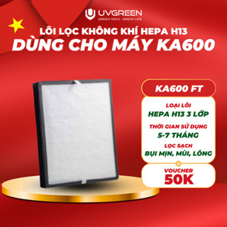 [UVG] Màng Lọc (Lõi Lọc) HEPA H13 Diệt Khuẩn Cho Máy Lọc Không Khí UVGREEN KA600 FT - Bộ Lọc 3 Lớp, Lọc Sạch Bụi Mịn