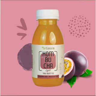 Trà Kombucha Light Dưỡng Dáng Đẹp Da Với 3 Vị Chanh Leo Vị Chanh Tươi Mật Ong Vị Me (Chai 250ml)