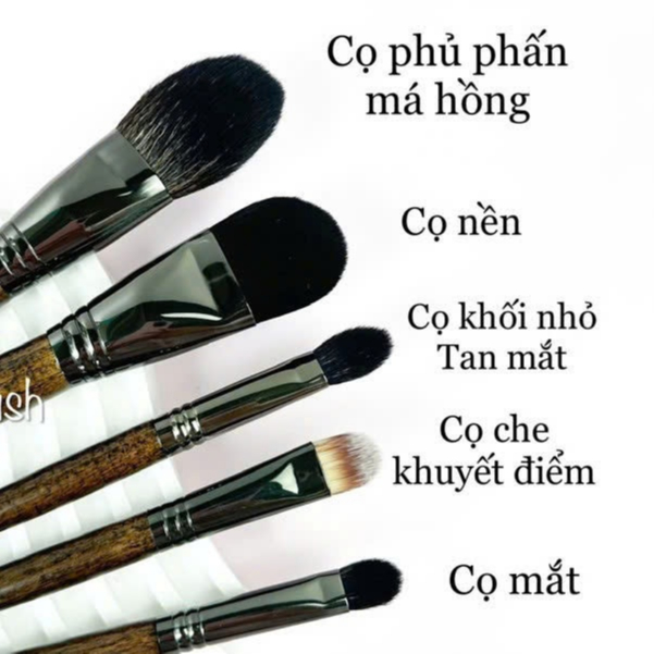 【OVW】Bộ Cọ Trang Điểm 14 Cây Lông Tự Nhiên Mềm Mại Bộ Cọ Makeup Cá Nhân Chuyên Nghiệp SHUSHU COSMETICS