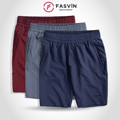 Quần short nam cao cấp chất vải gió chun đẹp, mềm, mát, co giãn thoải mái Fasvin S22509.HN