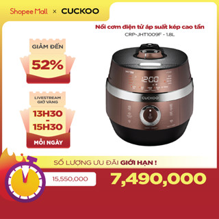 Nồi Cơm Điện Áp Suất Cao Tần CUCKOO 1,8 lít CRP-JHT1009F - Hàng chính hãng