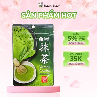 Bột trà xanh Matcha Uji Yanoen 30g - Hachi Hachi Japan Shop