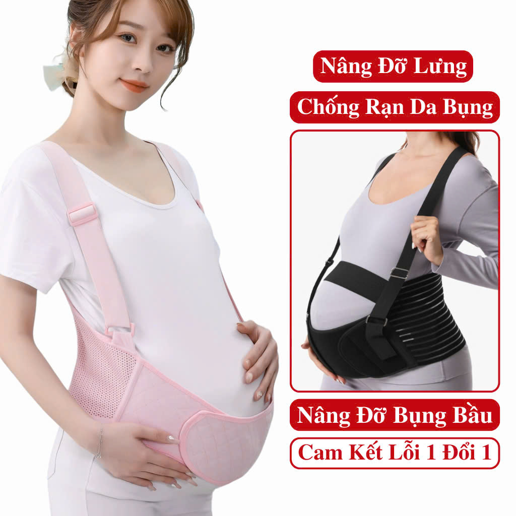 Đai Địu Nịt Nâng Bảo Vệ Bụng Bầu Cho Mẹ Bầu, Địu Nâng Bụng Cho Mẹ Bầu Xốp  KooKoo