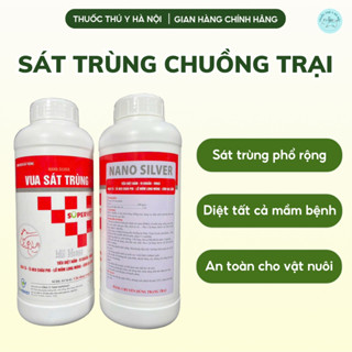 Vua Sát Trùng Chuồng Trại SUPERVET Giúp Diệt Nấm, Vi Khuẩn, Dịch Tả Heo Châu Phi, Cúm Gia Cầm 1Lít