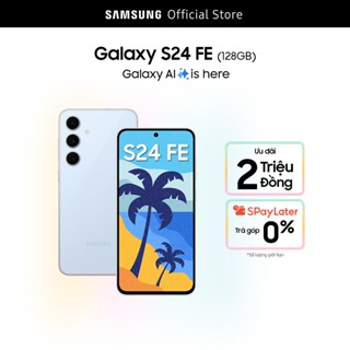 Điện thoại Samsung Galaxy S24 FE, điện thoại AI, màn hình 6.7" 120Hz, chụp đêm Nightography, trợ lý chỉnh ảnh