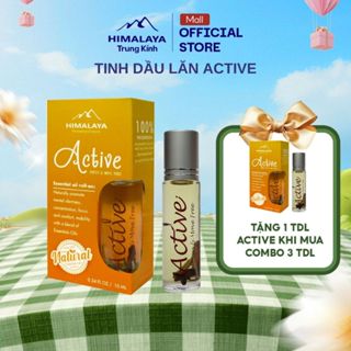 Tinh dầu lăn Himalaya Roll-on Active (Focus & move free) dung tích 10ml