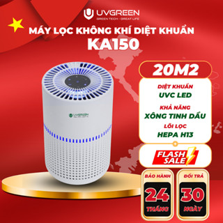 [UVG] Máy Lọc Không Khí Diệt Khuẩn UVGREEN KA150 15m2 - Công Nghệ UVC LED , Xông Tinh Dầu, Lõi Lọc Hepa H13, BH 24T