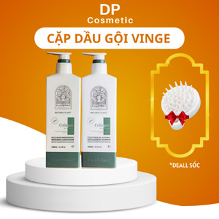 Cặp dầu gội xả Collagen Plus Vinge 1000ML giảm rụng tóc kích mọc tóc phục hồi tóc hàng chính hãng