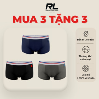 [Combo 3 tặng 3] Quần lót nam RELAX RDO117 thoáng mát mềm mại co giãn tốt ôm gọn thoáng khi thấm hút tốt
