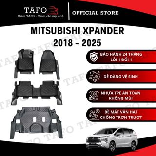 Thảm lót sàn ô tô tràn viền Mitsubishi Xpander/Xpander Cross 2018 2019 2020 2021 2022 2023 2024 2025 Thảm đúc TPE