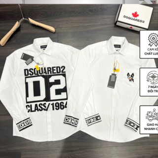  Áo Sơ Mi Nam DSQUARED2 Cao Cấp | Áo DSQ D2 In Họa Tiết Thời Trang | Form Chuẩn Local Brand Hot 2025 BH 57 