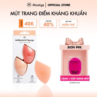 [MỚI] Bộ 2 Bông Mút Trang Điểm Mastige – Kháng Khuẩn, Mềm Mại, Tiết Kiệm Mỹ Phẩm Gấp 2 Lần