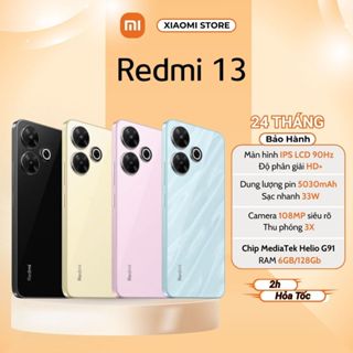 Điện thoại XIAOMI Redmi 13 (6GB/128GB) - Chính hãng bảo hành 24 tháng