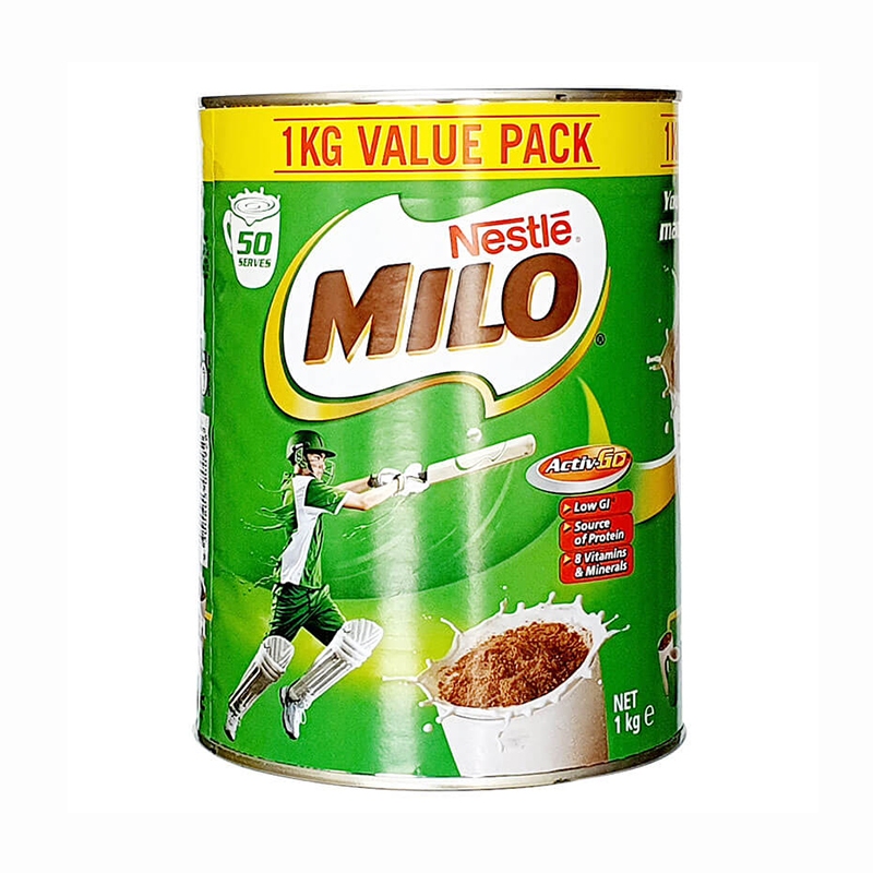 Sữa bột Milo Úc 1kg hỗ trợ tăng chiều cao cho bé từ 2 tuổi, người lớn