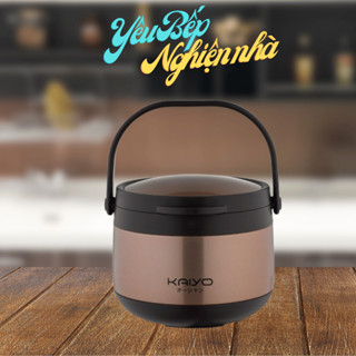 [HCM] Nồi ủ chân không Kaiyo Nhật Bản Nồi nấu chậm Dung Tích 3L 4.5 lít bảo hành 12 tháng