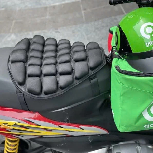 Đệm Lót Yên Xe Máy Đàn Hồi Thoáng Khí, Đệm Lót Yên Xe Chống Ê Mông Ngồi Cả Ngày Không Mỏi